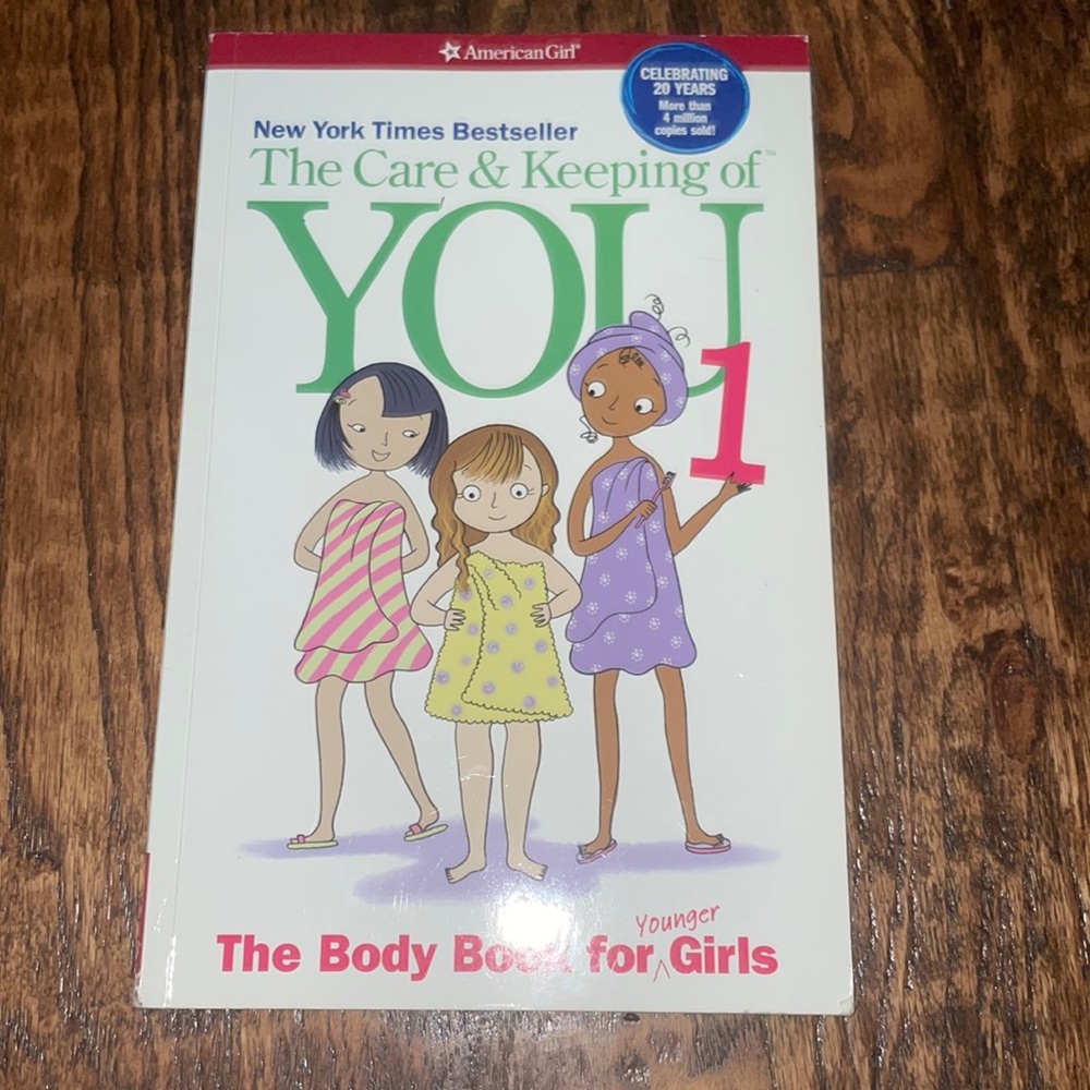 A book about self care and tips for hair, teeth , food , etc